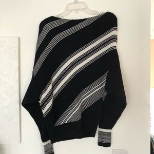 Free People Spectrum Striped Off Shoulder Sweater